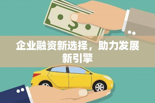 罗平企业融资新选择，助力发展新引擎
