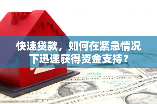 罗平快速贷款，如何在紧急情况下迅速获得资金支持？