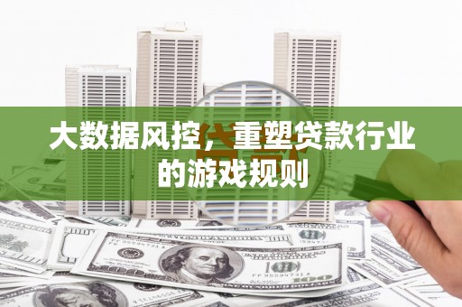 罗平大数据风控，重塑贷款行业的游戏规则