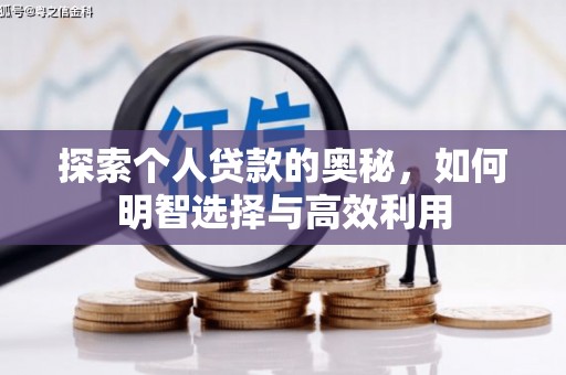 罗平探索个人贷款的奥秘，如何明智选择与高效利用