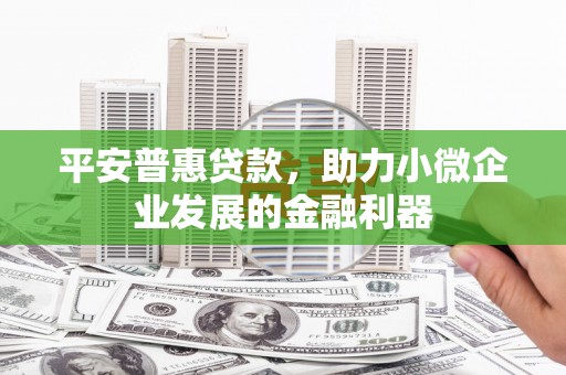 罗平平安普惠贷款，助力小微企业发展的金融利器