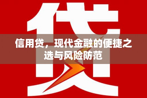 罗平信用贷，现代金融的便捷之选与风险防范