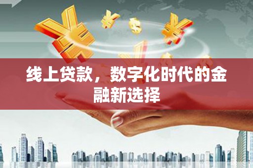罗平线上贷款，数字化时代的金融新选择
